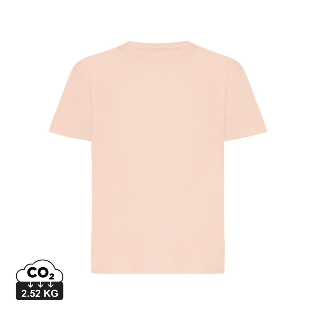 T-shirt promotionnel Enfant coton bio 160g Koli Iqoniq peach nectar